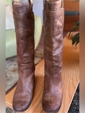 Frye ‘Paige’ Layered Tall Leather Riding Boots